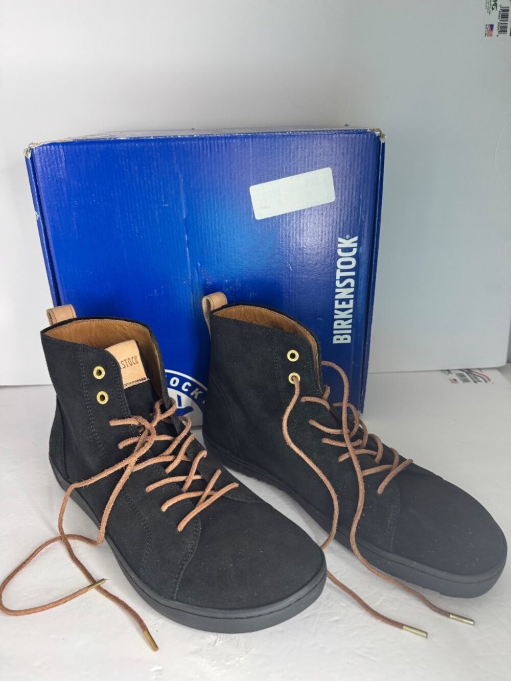 Birkenstock Bartlett Black Suede Sneaker Boot EU 45 US 12 NIB - Picture 2 of 9